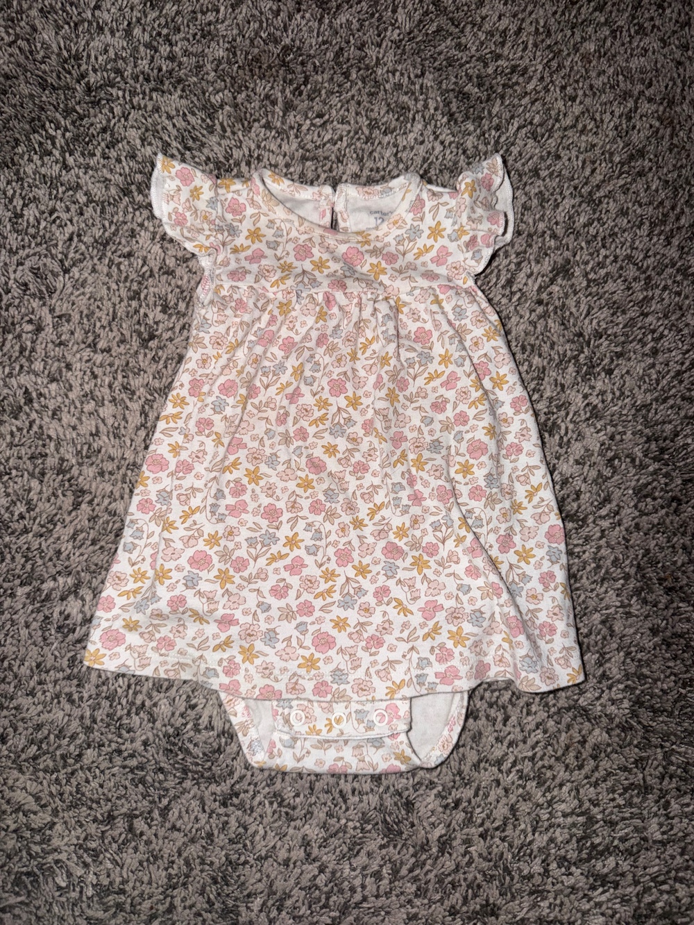 Baby Girl Floral Onesie